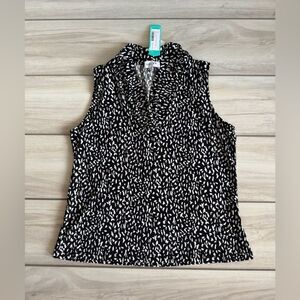 Gilli Perry V-Neck Knit Tank Black MP NWT STITCH FIX